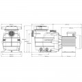 Pompa piscina Powerline 0.75 CP IE2 Hayward
